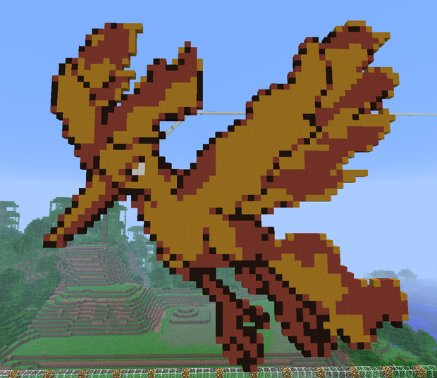 マイクラ ファイヤー先輩 ドット絵 師範 さんのイラスト ニコニコ静画 イラスト