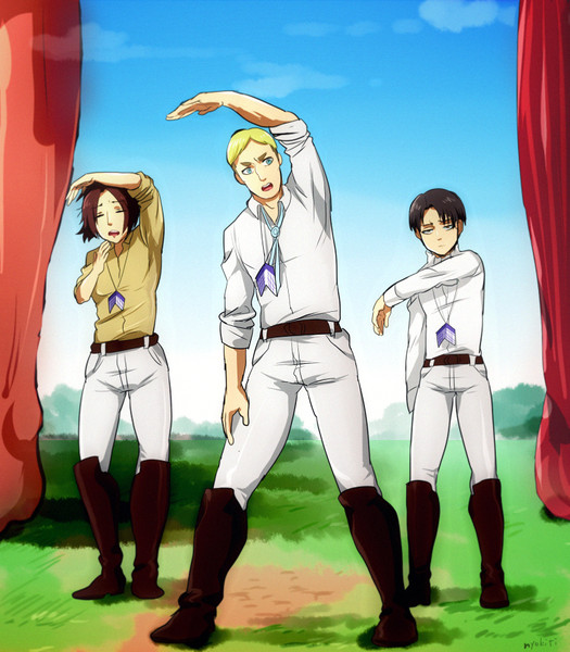 調査兵団体操 N よきち さんのイラスト ニコニコ静画 イラスト