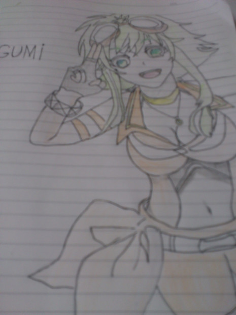Gumiのcdジャケットをまねて書いてみた 神風隼人 さんのイラスト ニコニコ静画 イラスト