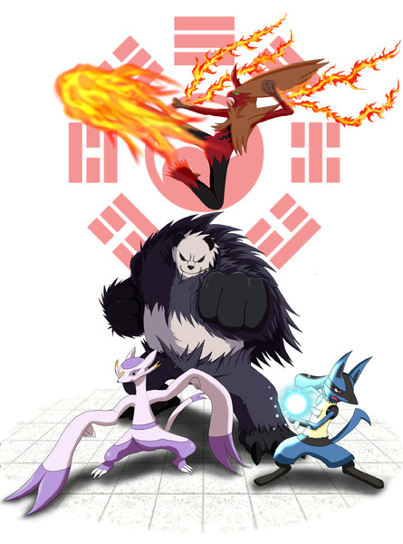 Mバシャーモとポケモン獣闘士