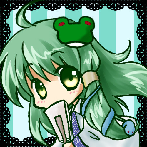 東方sdキャラアイコン 早苗 くるまっち さんのイラスト ニコニコ静画 イラスト
