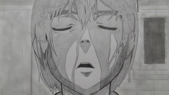 シャーペンgif 進撃の巨人op2 血まみれのアルミン Animesekai1984 さんのイラスト ニコニコ静画 イラスト