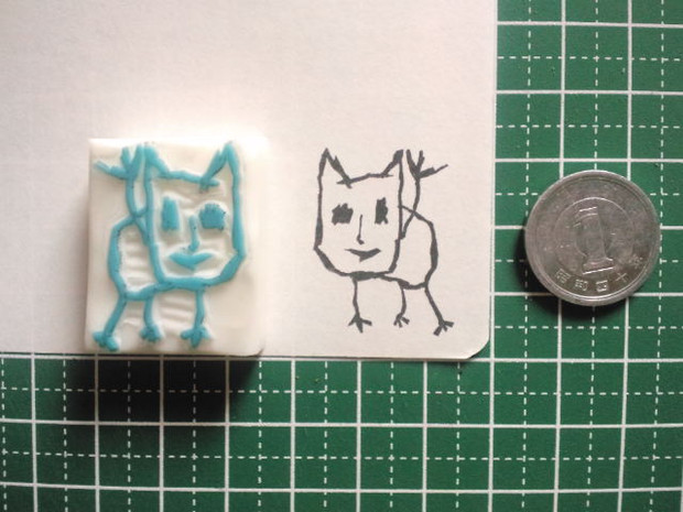 消しゴムはんこ 猫好好ちゃん よしょ さんのイラスト ニコニコ静画 イラスト