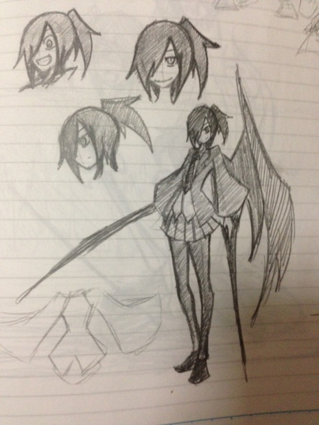 ノートに落書き綾女さん