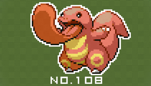 【マイクラ】ポケモン図鑑NO.108【ドット絵】