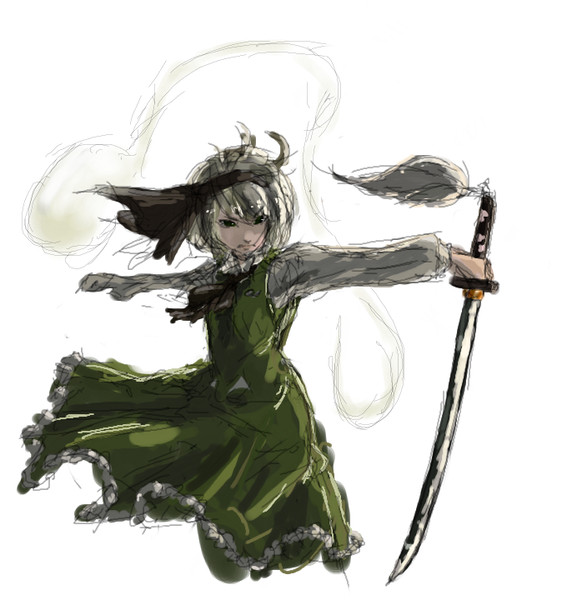 片腕だけでも何とか斬れます まえがしら さんのイラスト ニコニコ静画 イラスト