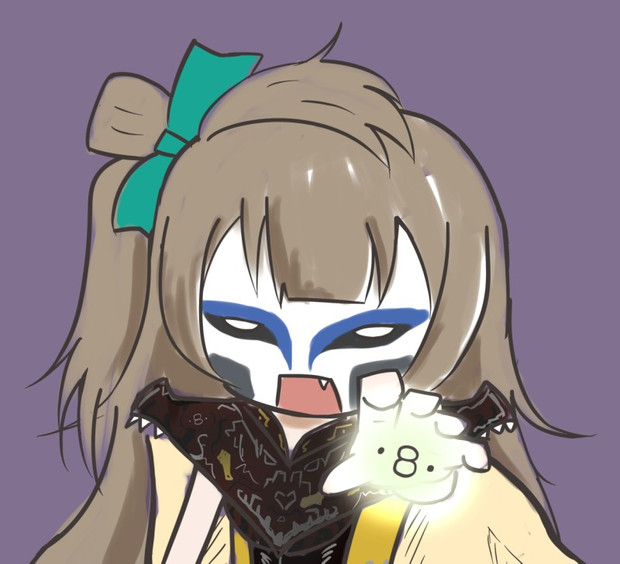 黒い小鳥 ニコニコ静画 イラスト