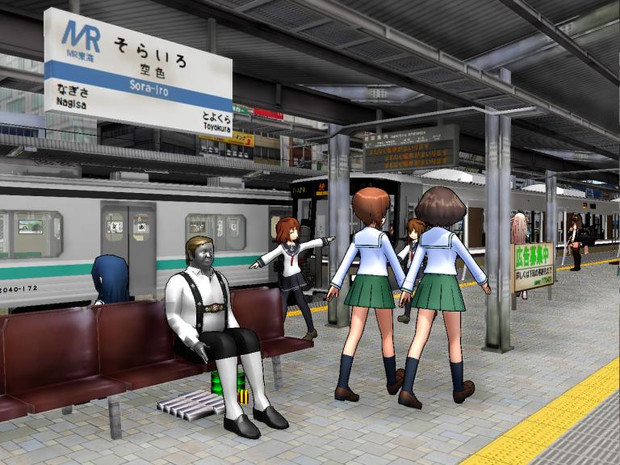 いろいろ イラスト 駅のホーム 壁紙ライブ壁紙hd