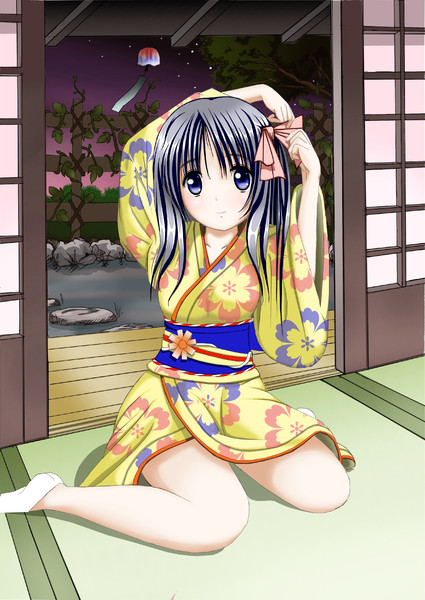 浴衣女の子 じいく さんのイラスト ニコニコ静画 イラスト