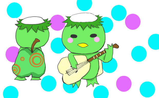 さすらいの ラフランスがっぱ参上 イソウロウソク さんのイラスト ニコニコ静画 イラスト