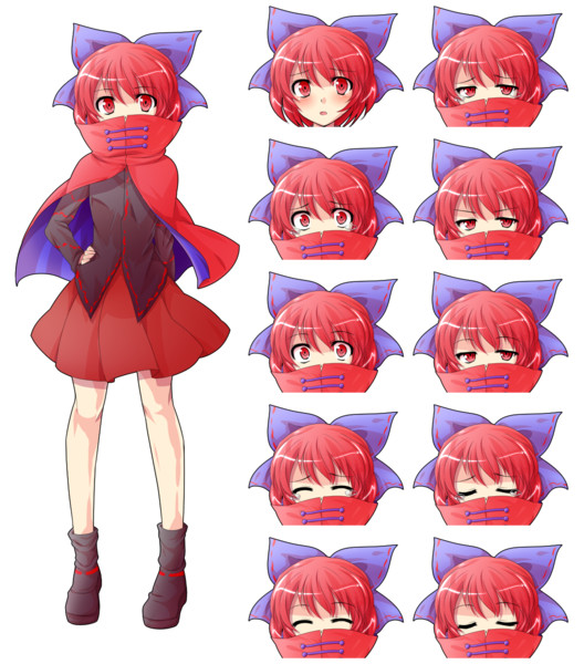 赤蛮奇立ち絵 表情差分 はるか さんのイラスト ニコニコ静画 イラスト