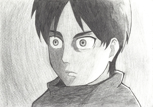 模写 エレン イェーガー描いてみた ニコニコ静画 イラスト