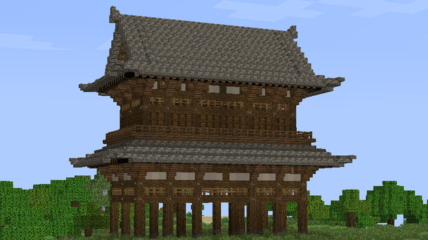 Minecraft 仁和寺っぽい寺門 ふー さんのイラスト ニコニコ静画 イラスト