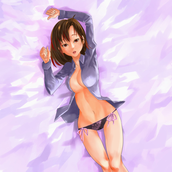 抱き枕風女の子 カイノウン さんのイラスト ニコニコ静画 イラスト
