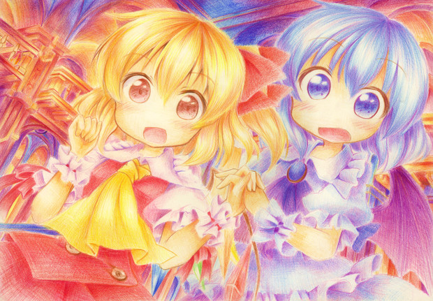 色鉛筆でレミフラ とび さんのイラスト ニコニコ静画 イラスト