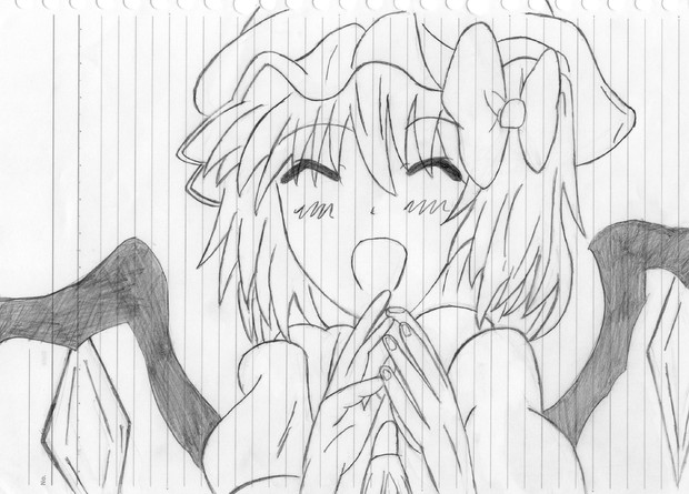 東方シャーペン画シリーズ フランさん ニコニコ静画 イラスト