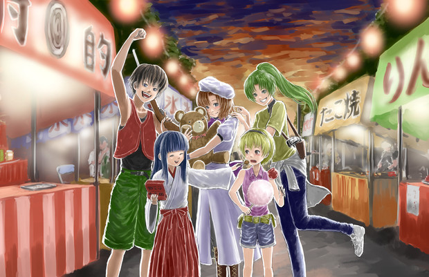 綿流しのお祭り 雄河宮ジン さんのイラスト ニコニコ静画 イラスト