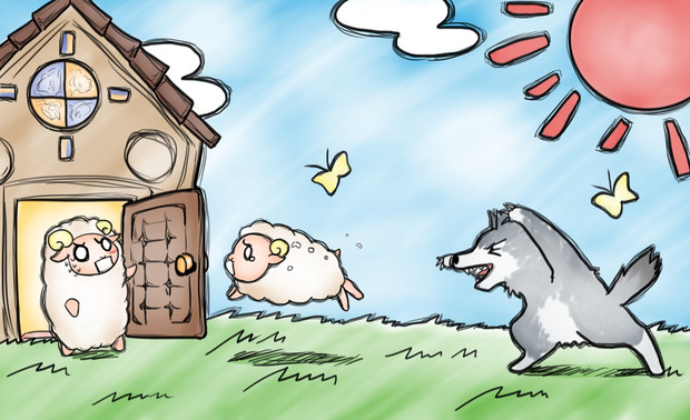 おおかみとひつじ Kkkkkk さんのイラスト ニコニコ静画 イラスト