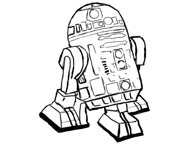 最新 R2d2 イラスト Free Illustration Material