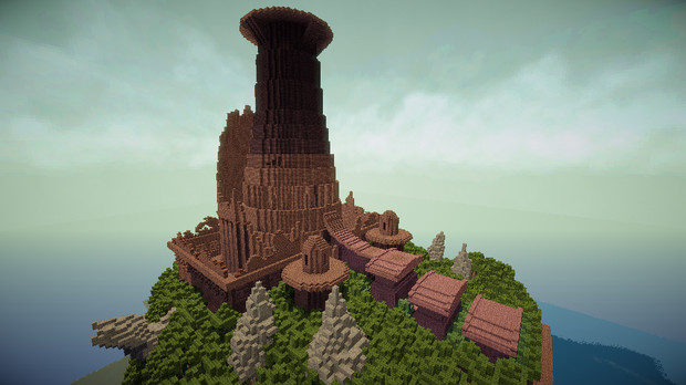 Minecraft そびえたつ古代遺跡 エビバーガモン さんのイラスト ニコニコ静画 イラスト
