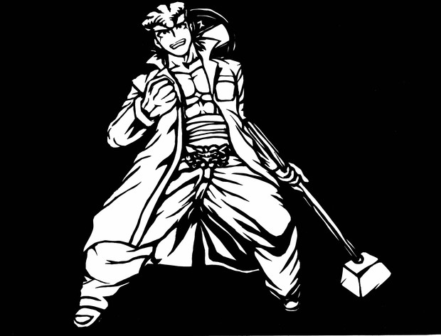 大和田紋土 切り絵 ジャイロ さんのイラスト ニコニコ静画 イラスト