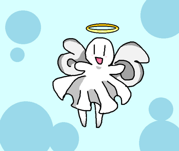 てるてる天使に見えるかもしれない生物 Herba さんのイラスト ニコニコ静画 イラスト