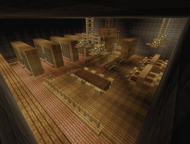 Minecraft 128 128の廃坑 神殿紹介編その2 あかしょ Co さんのイラスト ニコニコ静画 イラスト