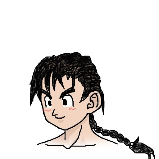 後ろで三つ編み さこ さんのイラスト ニコニコ静画 イラスト