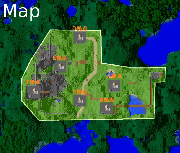 Minecraft Minerush 仮 ｍａｐ Pvp ニコニコ静画 イラスト