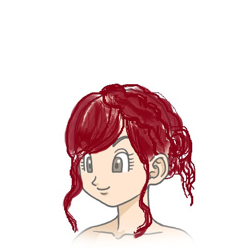 編み込みとふんわりカールサイドアップ ゆっきぃ さんのイラスト ニコニコ静画 イラスト