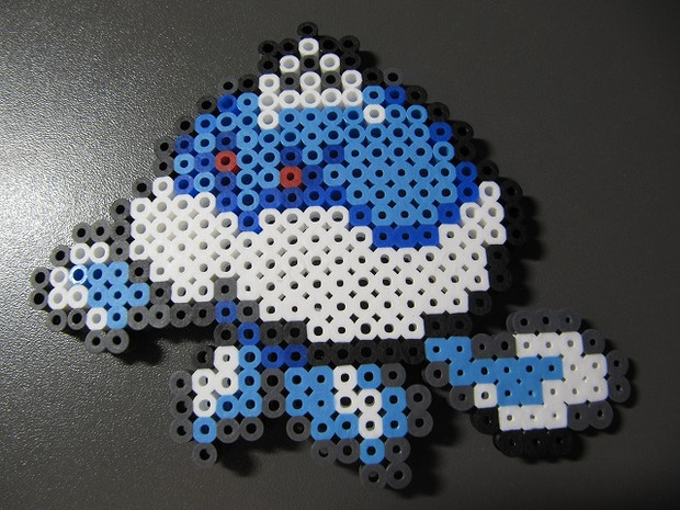 アイロンビーズで全ポケモンを作ってやんよno ５９３ ブルンゲル 山吹ぎぬ さんのイラスト ニコニコ静画 イラスト
