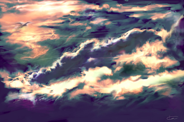夕焼け雲 おかけん さんのイラスト ニコニコ静画 イラスト