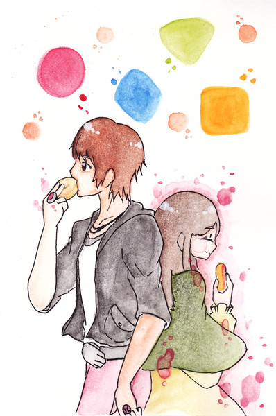 晴人とコヨミ Ku さんのイラスト ニコニコ静画 イラスト
