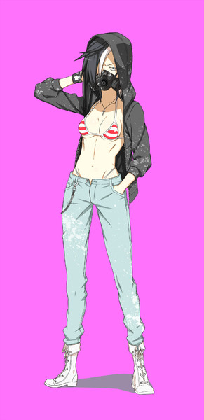 ブラックフード ガスマスク 亀左衛門 さんのイラスト ニコニコ静画 イラスト