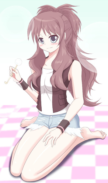 真実の白の膝枕 ニコニコ静画 イラスト