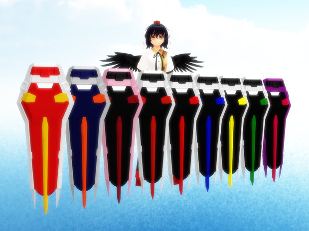 Mmdアクセサリ配布 連合製対ビームシールド ムラサメ さんのイラスト ニコニコ静画 イラスト