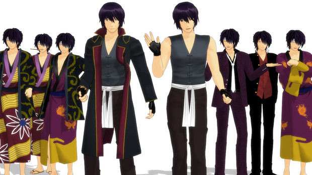 Mmd銀魂 高杉晋助 攘夷モデル モデル配布終了 Nekodama さんのイラスト ニコニコ静画 イラスト