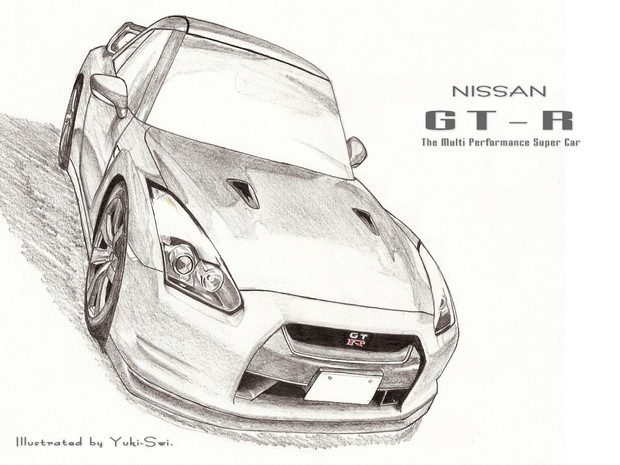 デフォルメして ｒ３５ ｇｔ ｒ 描いてます オオユキ さんのイラスト ニコニコ静画 イラスト