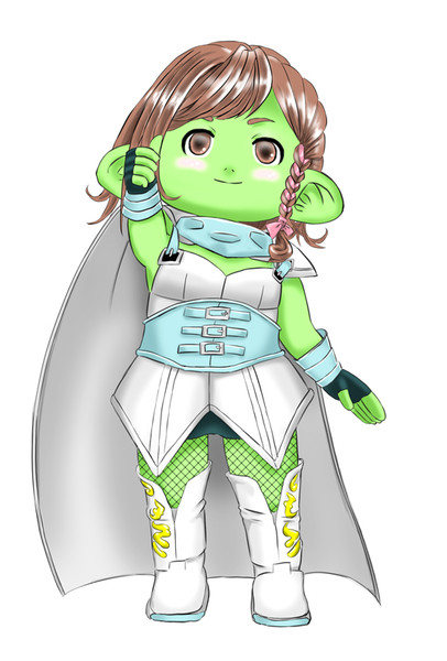 リボン編み込み三つ編み ころんこころん さんのイラスト ニコニコ静画 イラスト