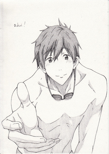 Free!の「橘真琴」描いてみた