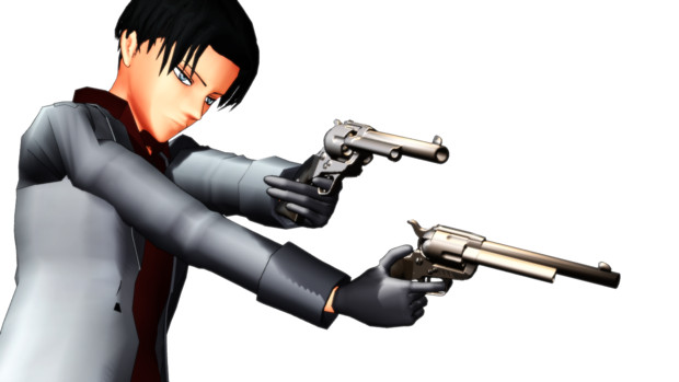進撃のmmd 上等兵長で2丁拳銃 2 マンハッタンp さんのイラスト ニコニコ静画 イラスト