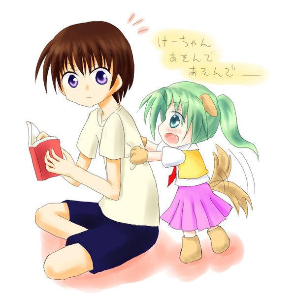 ひぐらしのなく頃に 解 前原圭一 園崎魅音 アニメ制作素材ラフ