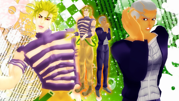 Mmd 6部dioと少年プッチ作った 野生の何か さんのイラスト ニコニコ静画 イラスト