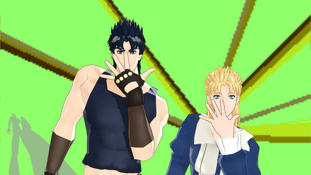 ジョジョの奇妙なmmd ジョナエリで4巻表紙 ちーねぇ さんのイラスト ニコニコ静画 イラスト