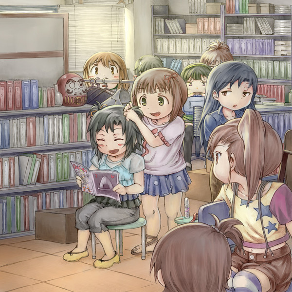 髪いじり のんかふぇ さんのイラスト ニコニコ静画 イラスト