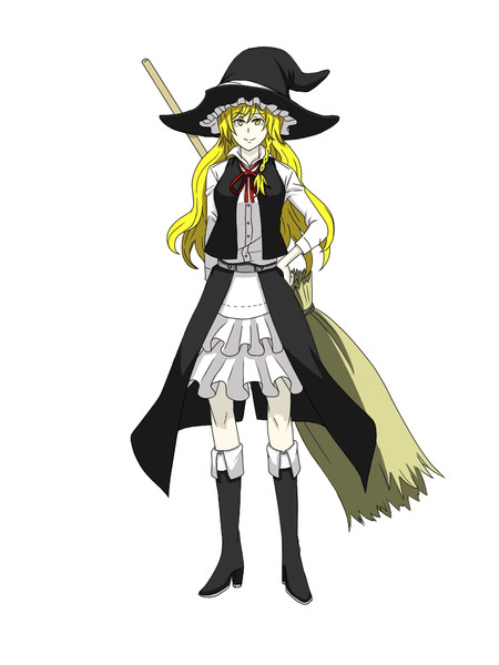 魔理沙立ち絵リメイク 紙様 さんのイラスト ニコニコ静画 イラスト