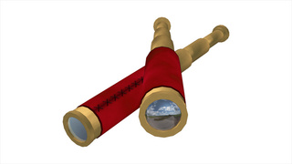 屈折式望遠鏡の例