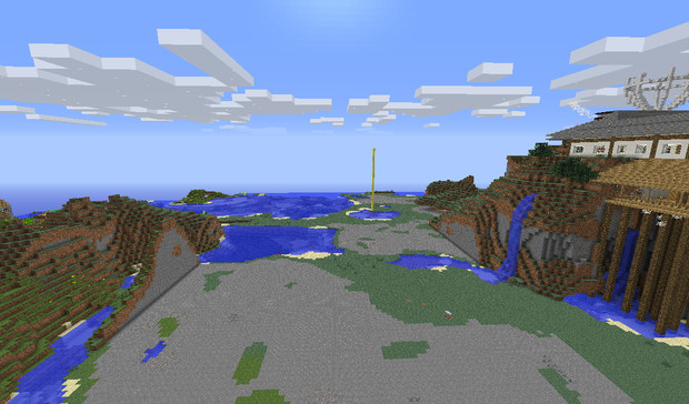 Minecraft 整地の様子を日記みたく10日目 電一郎 さんのイラスト ニコニコ静画 イラスト