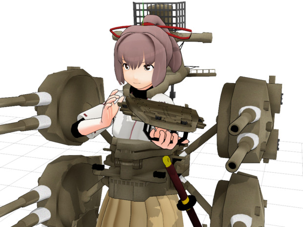 Mmd 航空戦艦 伊勢改 出 まだ出れない 艦これ Nya さんのイラスト ニコニコ静画 イラスト