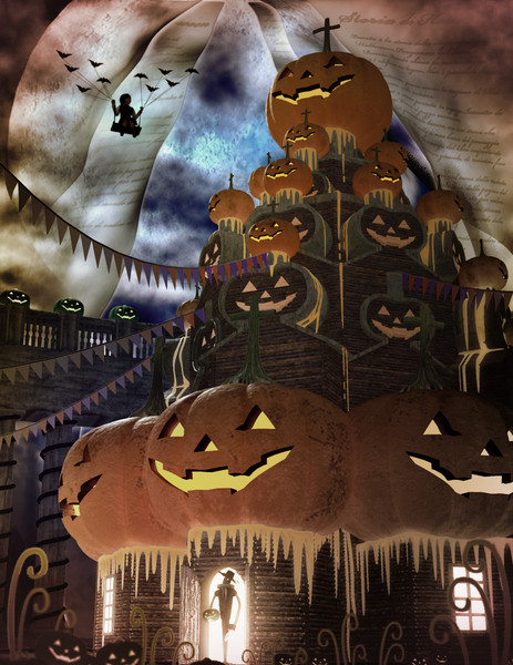 ハロウィン教会 Usyokuro さんのイラスト ニコニコ静画 イラスト